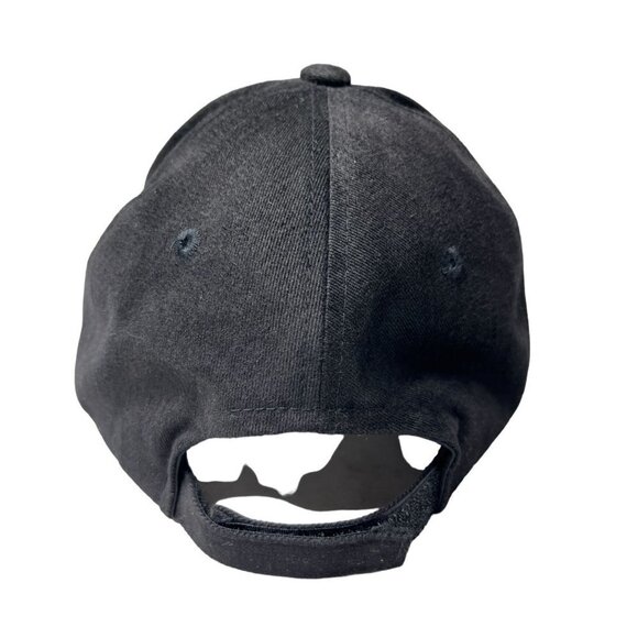 Z Custom Embroidered Hat Adults Strap Back Black Red Adjustable Cap OSFA‎ - Picture 4 of 8